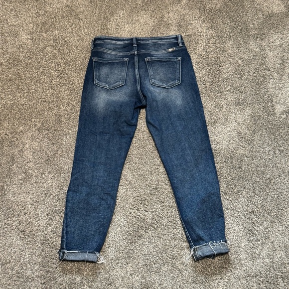 KanCan Royce Ankle Jeans Medium Wash Cuffed Ankle Women’s Size 9/28 - Picture 2 of 8